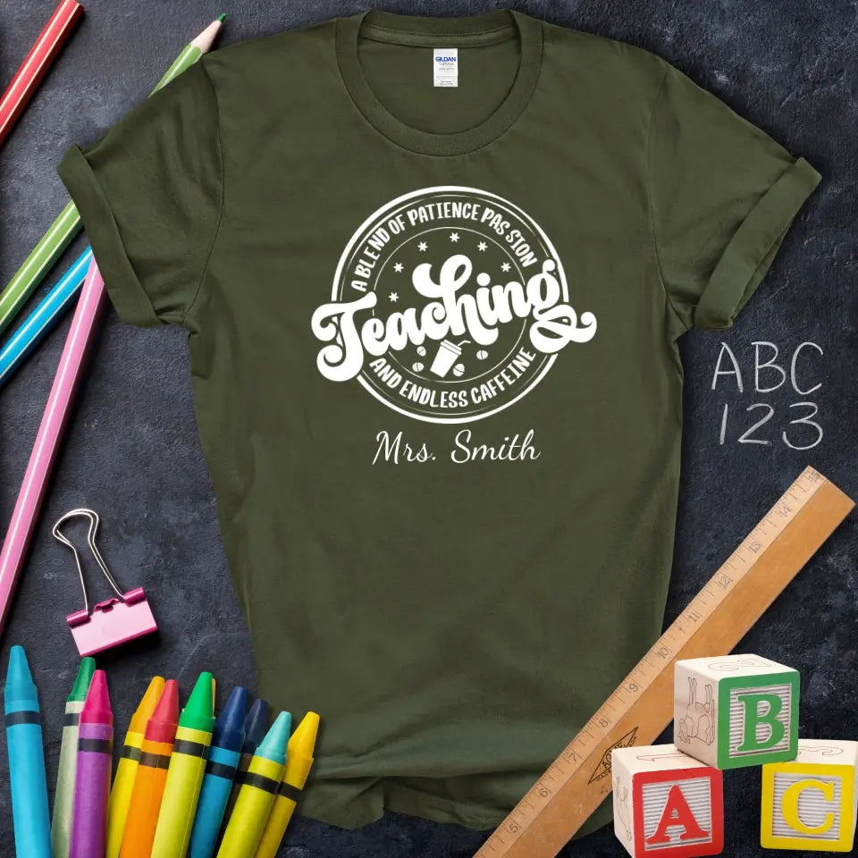 Teaching Passion Caffeine Tee