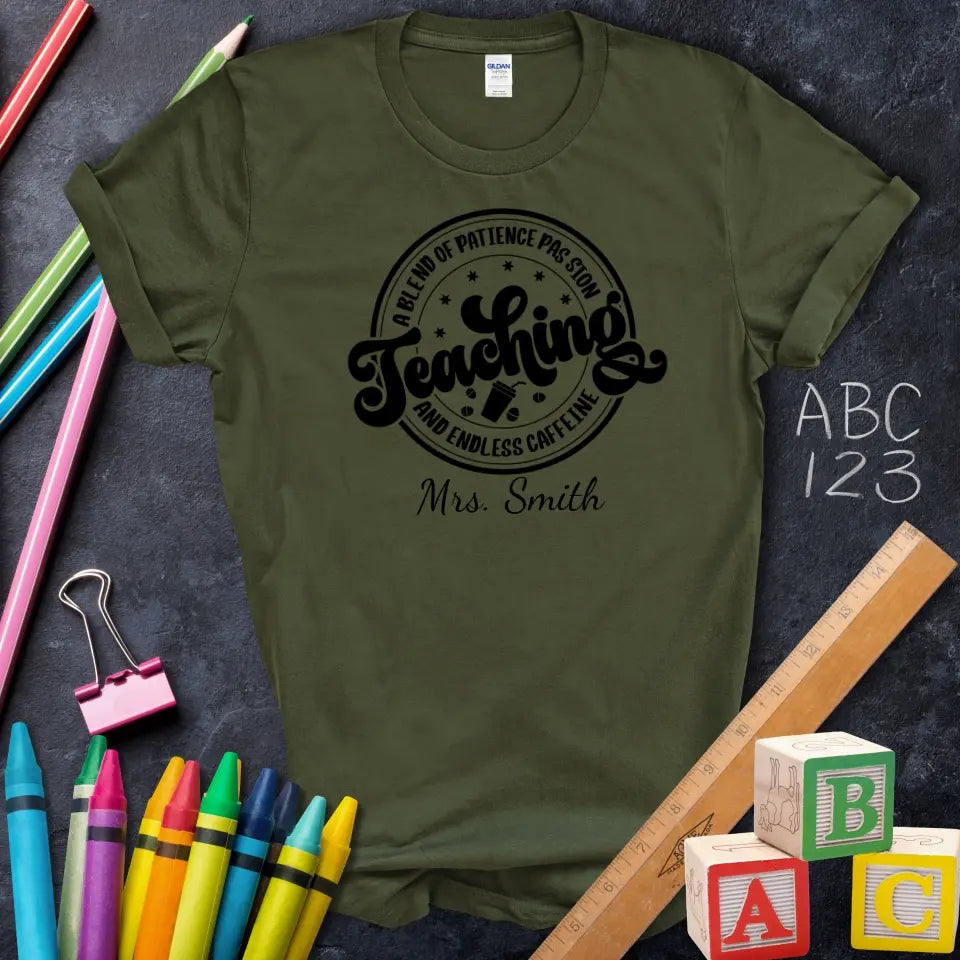 Teaching Passion Caffeine Tee