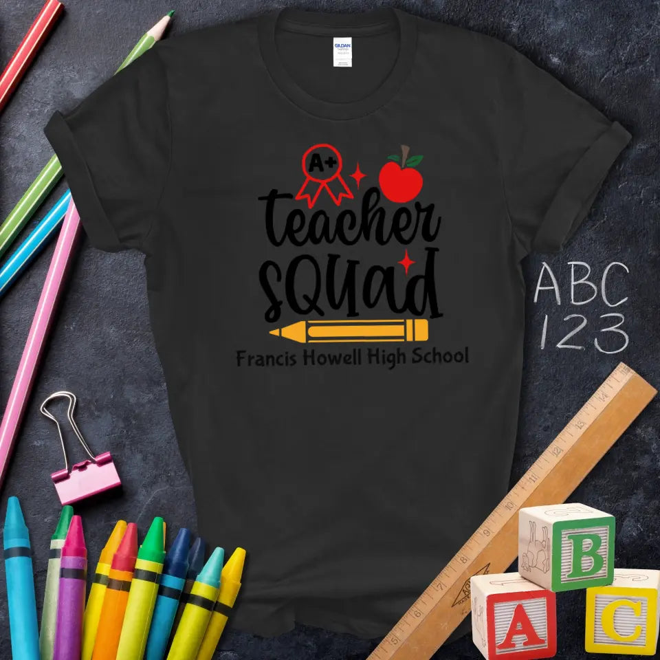 Teacher Squad A+ Apple Pencil Tee