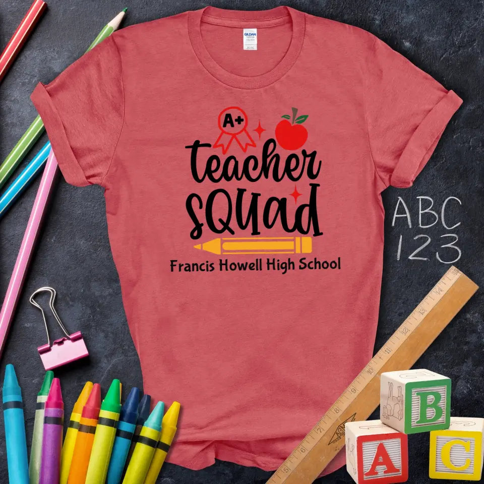 Teacher Squad A+ Apple Pencil Tee