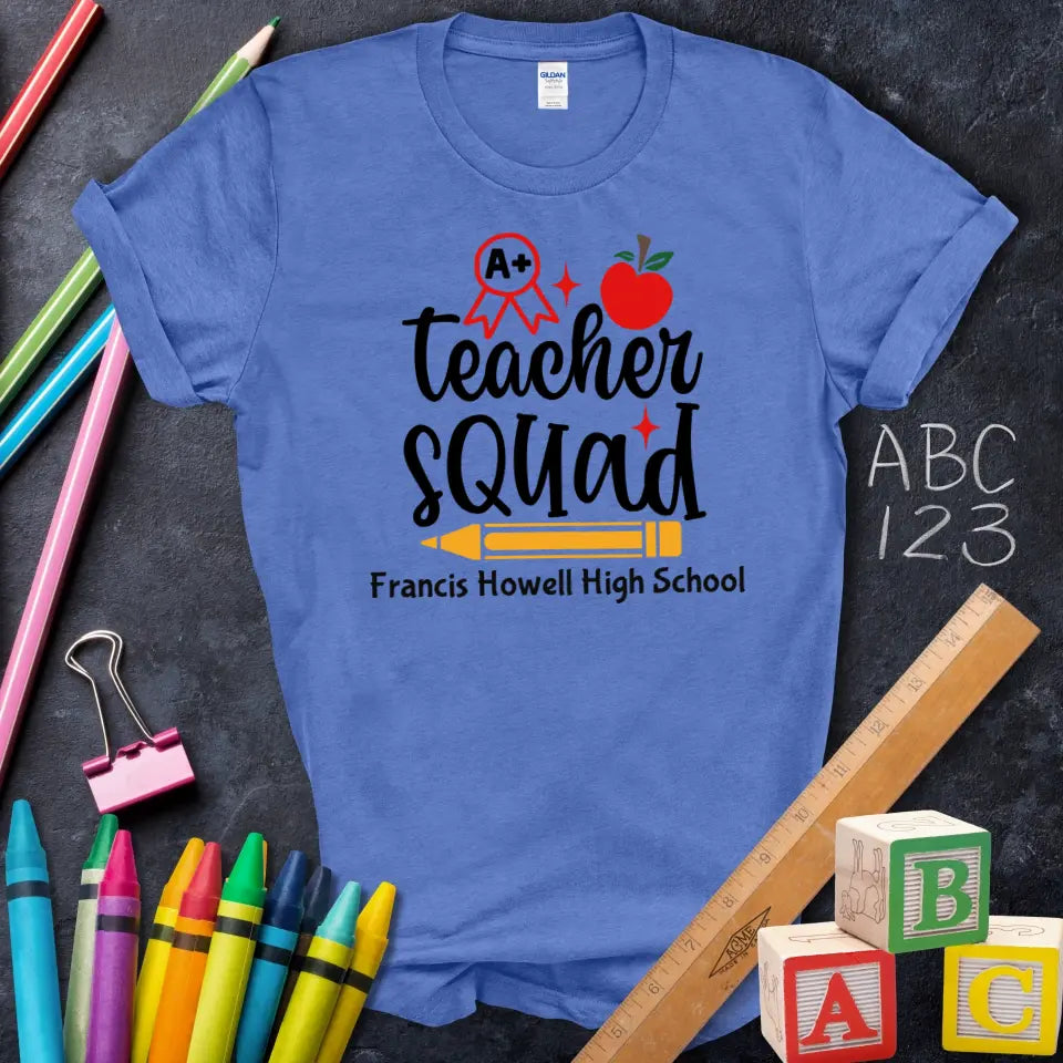 Teacher Squad A+ Apple Pencil Tee