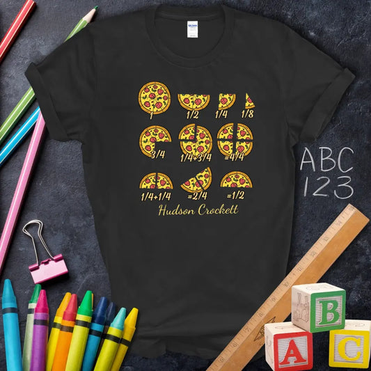 Fraction Pizza Math Fun Tee