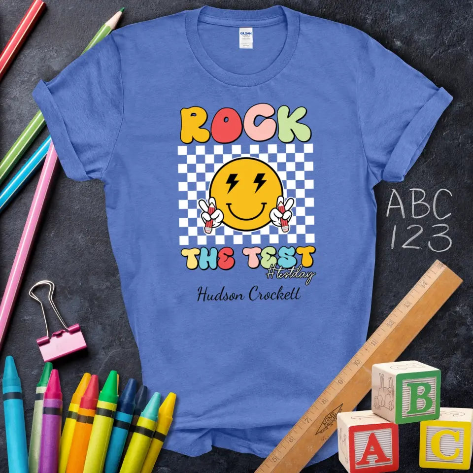 Rock the Test Day Emoji Tee