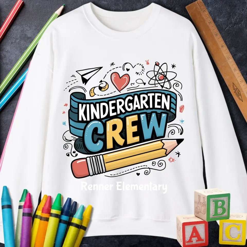 [404] #TeacherLife Graphic T-Shirt, Apple Pencil Ruler Design [T-Shirt Mockup]